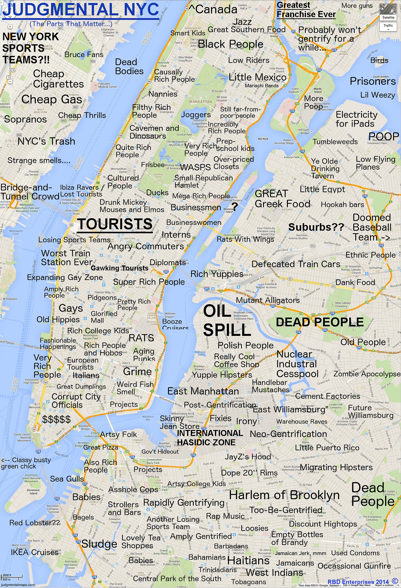 Image courtesy Judgemental Map of NYC